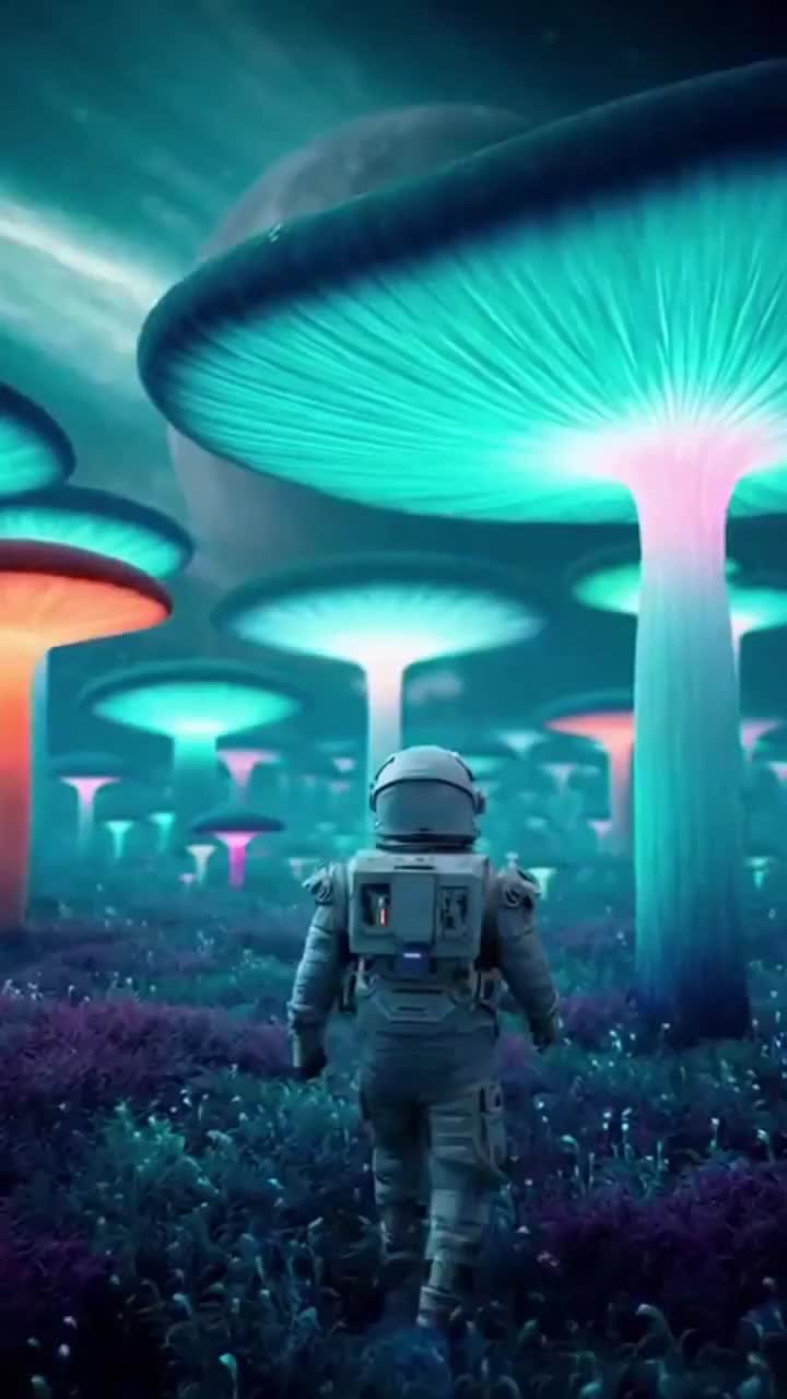 Alien Mushroom Forest